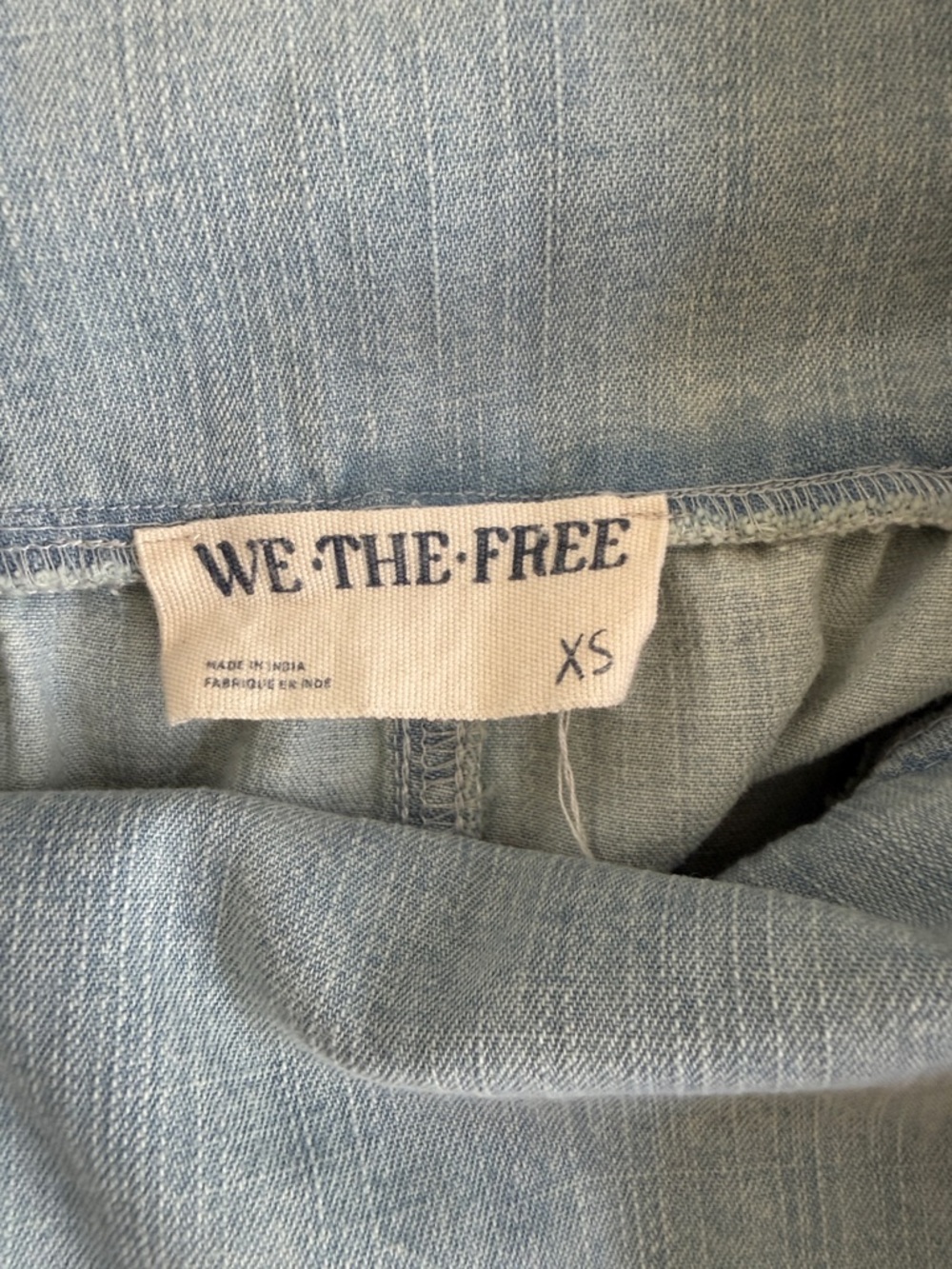 Free People Light Blue Cropped Wide-Leg Jeans - Picture 7 of 7